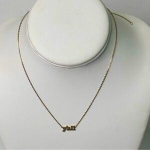 Kendra Scott Gold Y'all Necklace